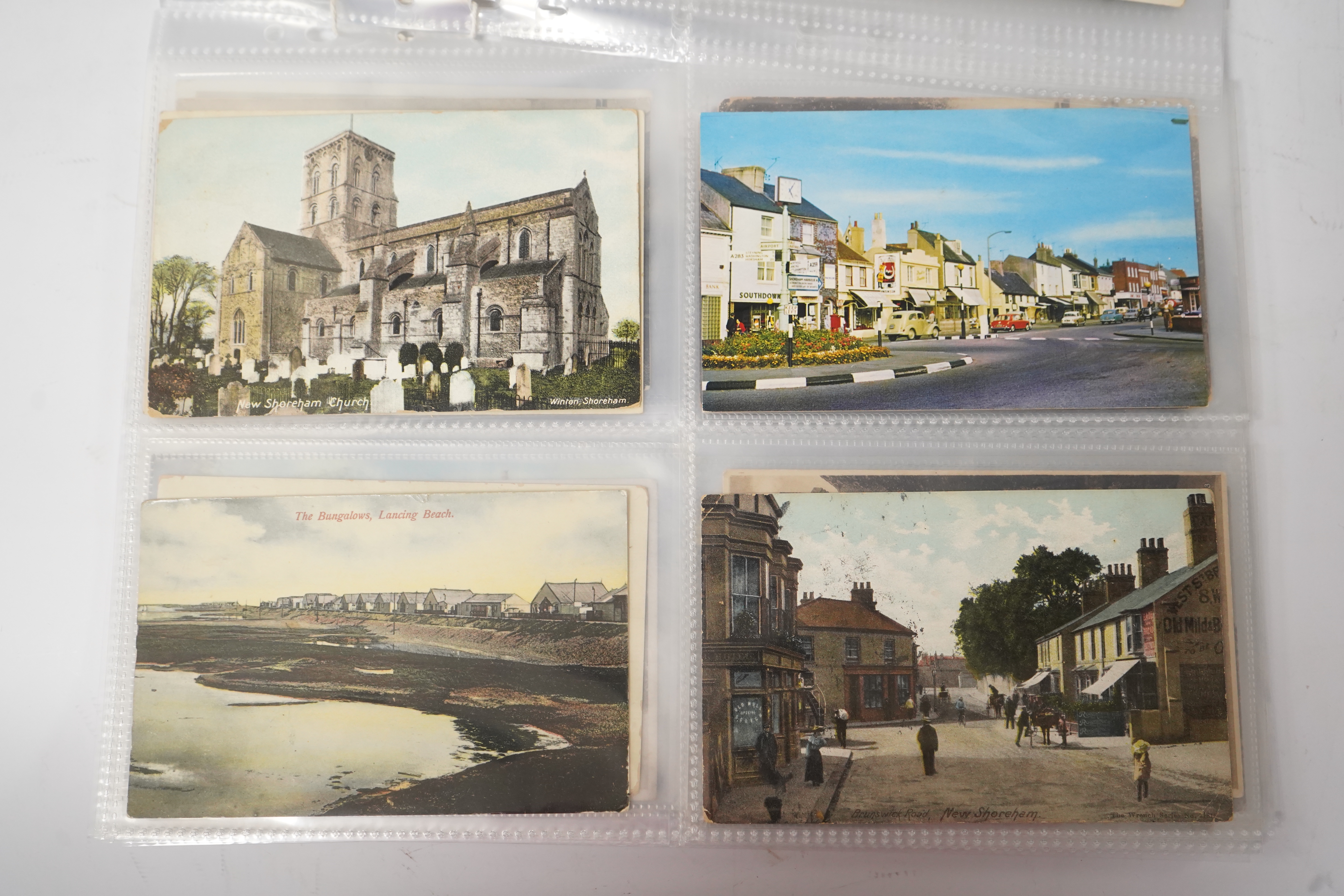 Shoreham by Sea & Environs; a group of sixty nine vintage postcards, mostly pre WW1 topography